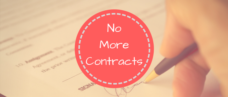 Go Contract-Less in 2018