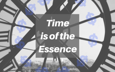 Time is of the Essence